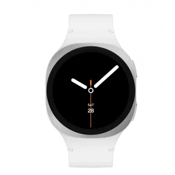 Samsung Galaxy Watch 8 3,3 cm (1,3 tolli) AMOLED 40 mm Digitaalne 438 x 438 pikslit Puuteekraan Hõbedane Wi-Fi GPS (satelliit)