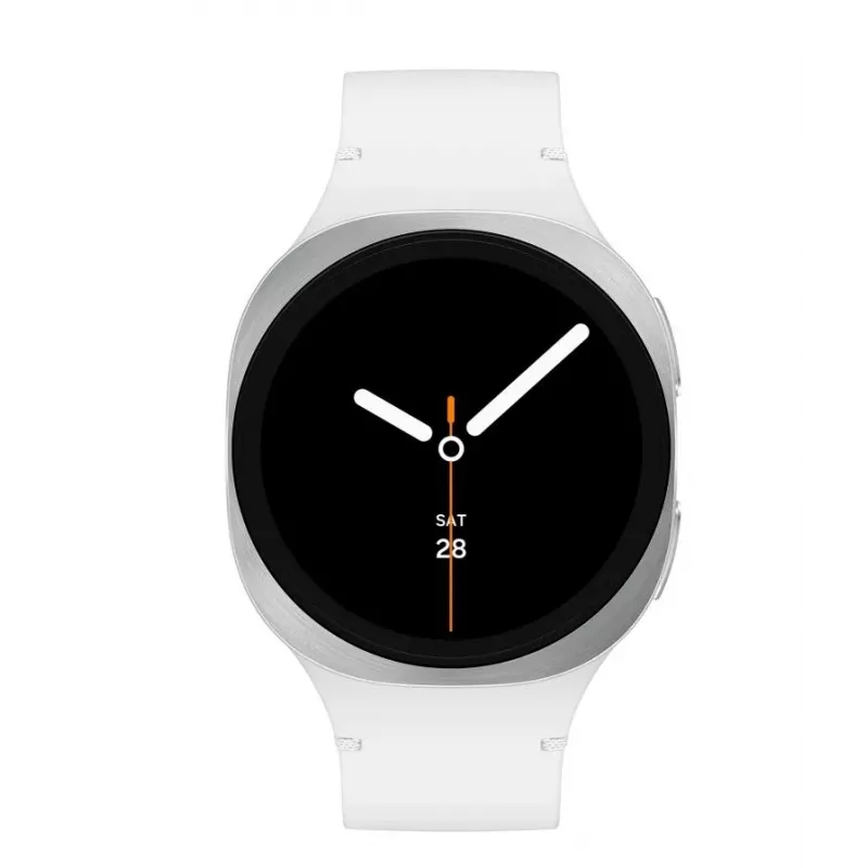 Samsung Galaxy Watch 8 3,3 cm (1,3 tolli) AMOLED 40 mm Digitaalne 438 x 438 pikslit Puuteekraan Hõbedane Wi-Fi GPS (satelliit)