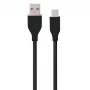 Silicoonkaabel USB Type-A - Type-C (must, 1 m)