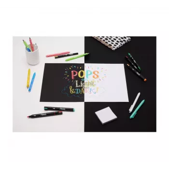 Akrüülvärvi markerid Sharpie Creative Marker 12 tk kuulotsaga must