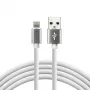 everActive kaabel USB Lightning 1m – Valge, silikoon, kiirlaadimine, 2,4A – CBS-1IW