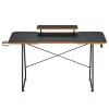 Maclean NanoRS mängulaud monitoririiuliga, max 50 kg, kõrgus 850 mm, must RS170, mängulaud, must