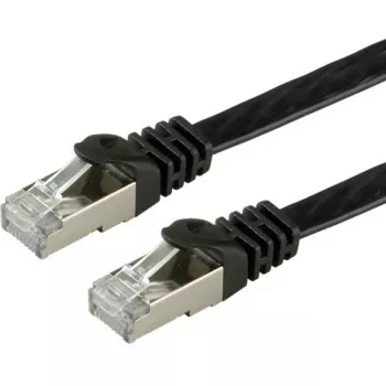VALUE - Paranduskaabel - RJ-45 (M) kuni RJ-45 (M) - 3 m - FTP - CAT 6a - Halogeenivaba, Vormitud, Keerdpaar, Lame - Must (21.99.0833)