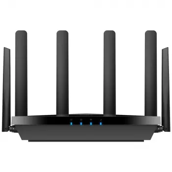 Laualine traadita ruuter Cudy P5 — Kaheribaline Wi‑Fi 6, 5G Sub6, topelt NanoSIM, Gigabit Ethernet, 6 eemaldatavat antenni, 256MB RAM