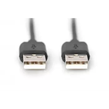 Assmann USB-ühenduskaabel. tüüp A M/M. 3,0 m. USB 2.0 ühilduv. UL. must (AK-300100-030-S)