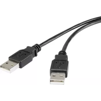 USB-kaabel Renkforce RF-4463028 1m USB 2.0 Must