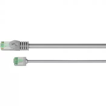 Goobay Ultra-Flexible CAT 8.1 patch-kaabel õhuke U/FTP hall - extra-short plug 99.9% (74345)