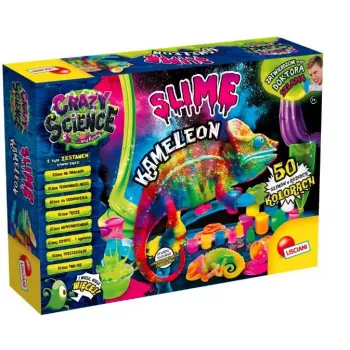 Liscianigiochi teaduskomplekt Crazy Science Slime Chameleon 304-PL89246 – hariv limalabori katsetuskarp