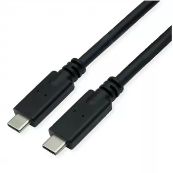 ROLINE USB 3.2 Gen 2 ühilduv kaabel C-C ST/ST 10Gbit/s Emark 85W must 7 - Kaabel - Digitaalne/Andmed