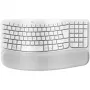 Logitech Wave Keys klaviatuur polsterdatud randmetoega, juhtmevaba, Bluetooth LE, QWERTY, valkjas (PAN)