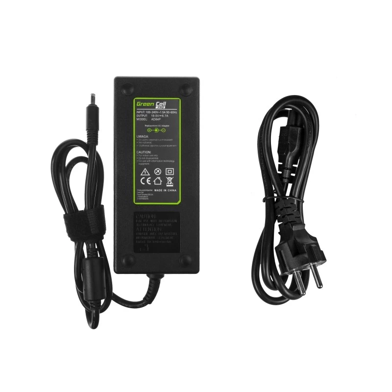 Toiteadapter roheline Cell AD84P Universal 130 W, must, 153×65×37 mm
