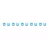 DIGITUS - Kabelclips mit Farbcodierung - für Patch-Kabel - Blau (Packung mit 100) (A-CC-B)