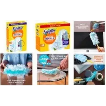 Vahetatavad mikrokiust tolmuhari täitepakid Swiffer 23 tk põranda- ja pinnapuhastuseks