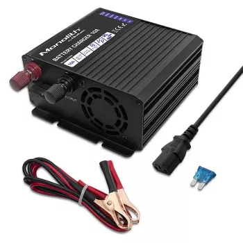 Qoltec Smart Monolith akulaadija LiFePO4 AGM GEL SLA akudele | 10A | 12V
