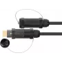 AOC Hybrid High-Speed HDMI 2.0b, stahlarmiert, 4K @60Hz, 18 GBit/s, schwarz, 100m, PYTHON Series (AOC-HP2100)