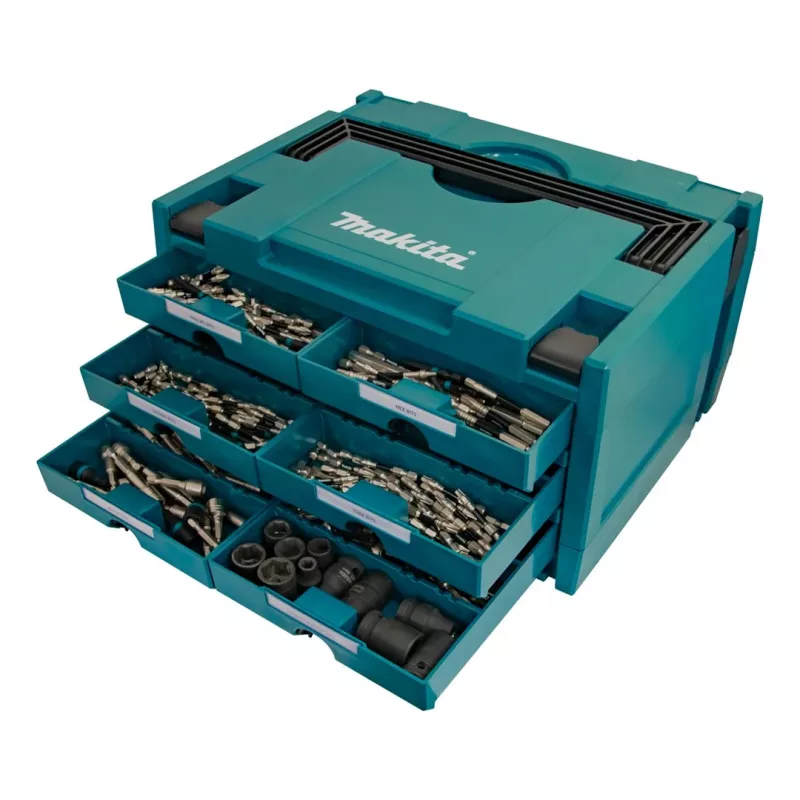 Makita MAKSTOR 3.6 Väikeste osade kast Must, Sinine