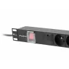 Lanberg PDU-05E-0200-IEC-BK toitejaotusseade (PDU) 5 vahelduvvoolupistikut 1U must