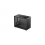 Arvutikorpus DeepCool CH160 PLUS Small Form Factor SFF ATX/mATX, karastatud klaas, USB-C, must