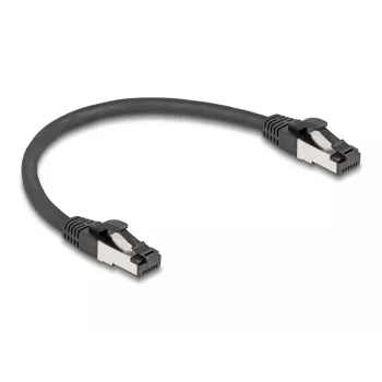 Võrgukaabel DeLOCK 80566 RJ-45 Cat8.1 0.25 m Must