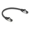 Võrgukaabel DeLOCK 80566 RJ-45 Cat8.1 0.25 m Must