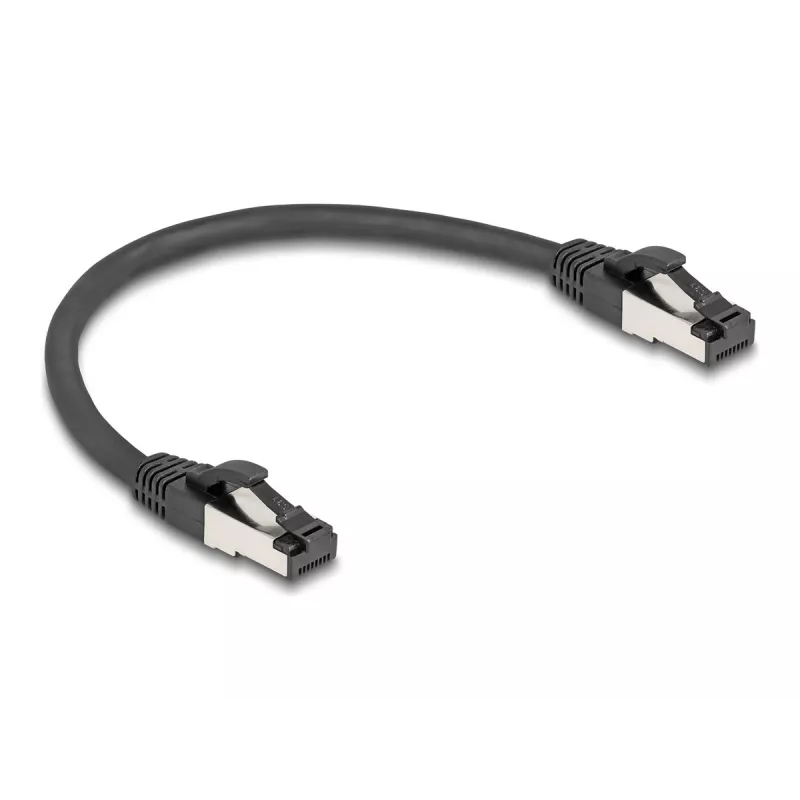 Võrgukaabel DeLOCK 80566 RJ-45 Cat8.1 0.25 m Must