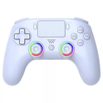 Subsonic PS5 juhtmeta LED-mängupult, valge, D-pad, Home, Options, Share