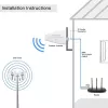 Väline 4G/5G LTE antenn QOLTEC 9 dBi, N-ema konnektor, 3 m kaabel