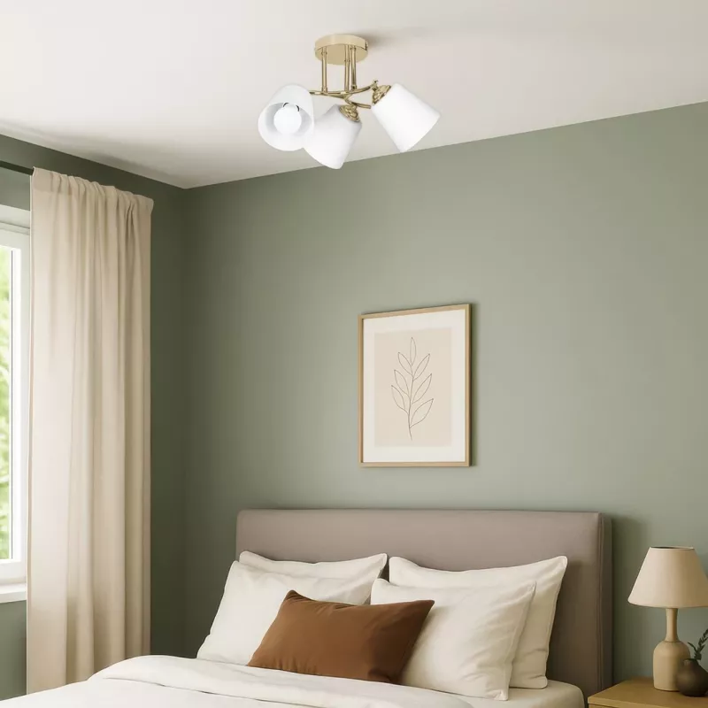 Activejet AJE-EMILY 3P GOLD E27 ripplamp 3x40W