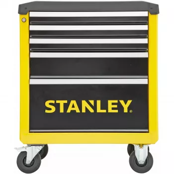 Tööriistakäru Stanley STST74305-1 5 sahtliga, kollane/must, 3 tavalist + 2 kõrget sahtlit