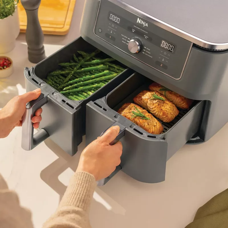 Kuumaõhu fritüür Ninja DZ400EU 9,5 L 2470 W hall topelt