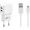 Goobay 44985 mobiiltelefonikaabel, valge