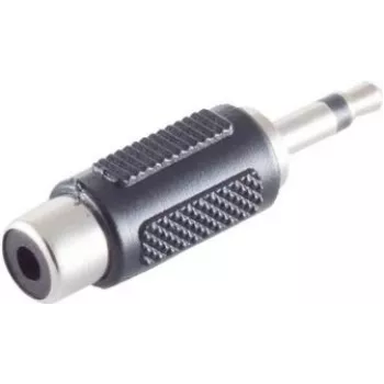 ShiverPeaks BS57030 juhtmepistik 3,5 mm must roostevaba teras isane/emane