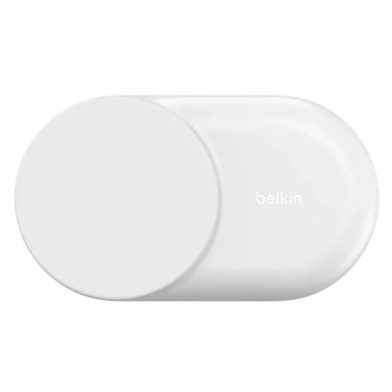 Sisetreilaadur Belkin UltraCharge 25w Qi2 3in1 Magnetlaadur EL valge ümmargune