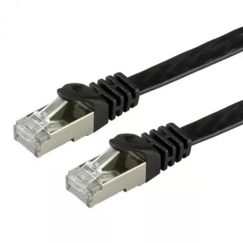 VALUE - Paranduskaabel - RJ-45 (M) kuni RJ-45 (M) - 1 m - FTP - CAT 6a - halogeenivaba, valatud, keerutatud, lame - Must (21.99.0831)
