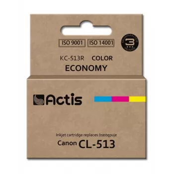 Actis KC-513R tint (asendus Canon CL-513 jaoks; Standard; 15 ml; värv: tsüaan, magenta, kollane)