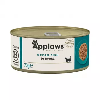 APPLAWS Ocean Fish in Broth - märg kassitoit - 70g
