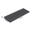 Mitme seadmega juhtmevaba klaviatuur WK-300 must