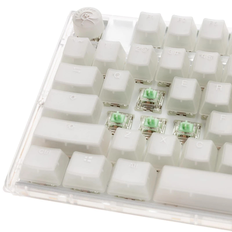 Ducky One 3 RGB klaviatuur mängimiseks USB QWERTY USA inglise keeles valge
