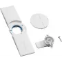 Hager FZ598N. Laius: 40 mm, Kõrgus: 165 mm, Sügavus: 5 mm (FZ598N)