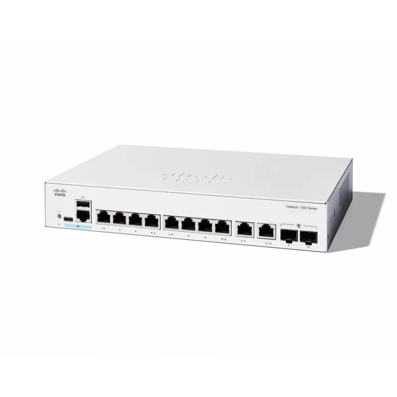 Hallatav kommutaator Cisco Catalyst 1300-8T-E-2G 8 pordiga GE L2