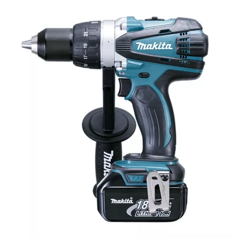 Makita DDF458RTJ puur 2.3 kg Must, Sinine
