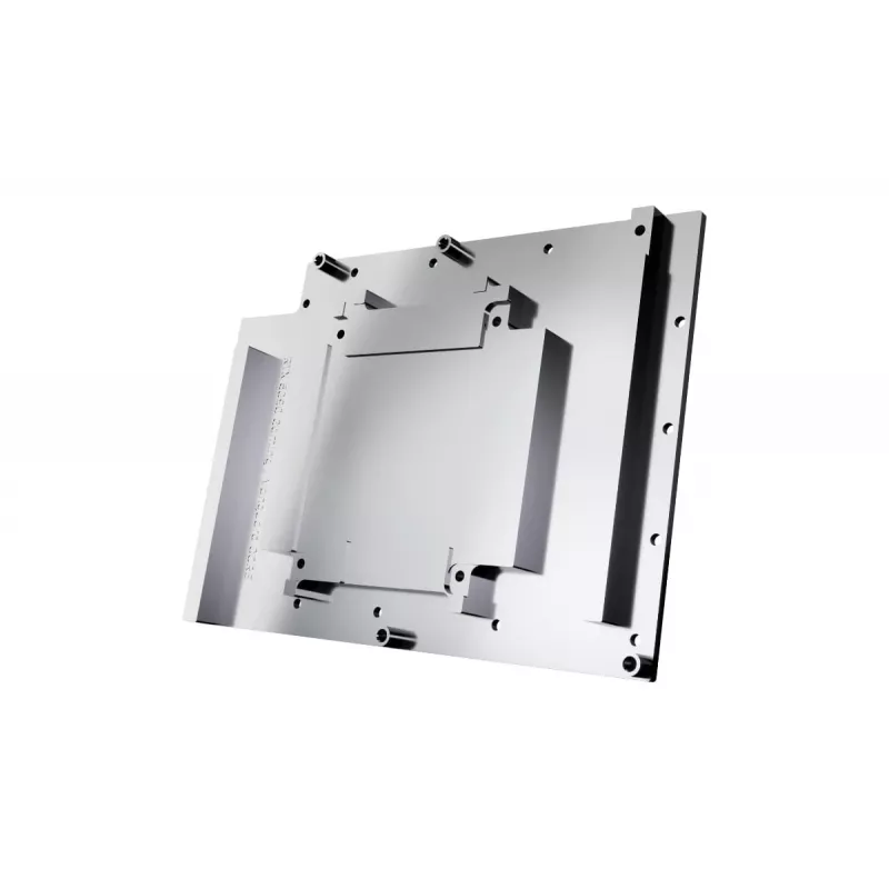 Tagumine plaat Alphacool 10268 Akrüül Alumiinium Kroom Vask Nailon Must 160.8mm