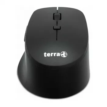 Juhtmevaba vaikne USB-hiir Terra 4000, Terra — 6 nuppu, paremakäeline, must