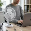 Adler | AD 7302 | Lauaventilaator | Valge | Läbimõõt 23 cm | Kiiruste arv 2 | Ostsillatsioon | 60 W | Ei