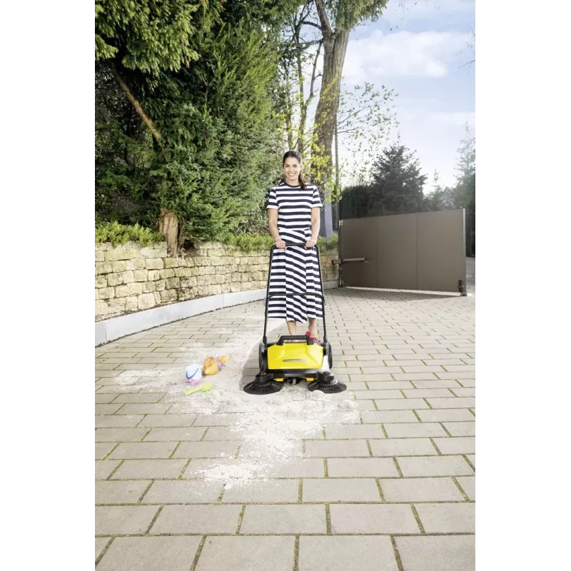 Sweeper Kärcher S 4 Twin 2-in-1 Must Kollane