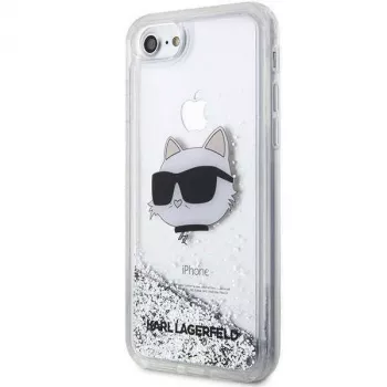 Karl Lagerfeld | Originaalkohver IPHONE SE 2022/SE 2020/7/8 Karl Lagerfeld kõvakohver sädelev Choupette pea (KLHCI8LNCHCS)