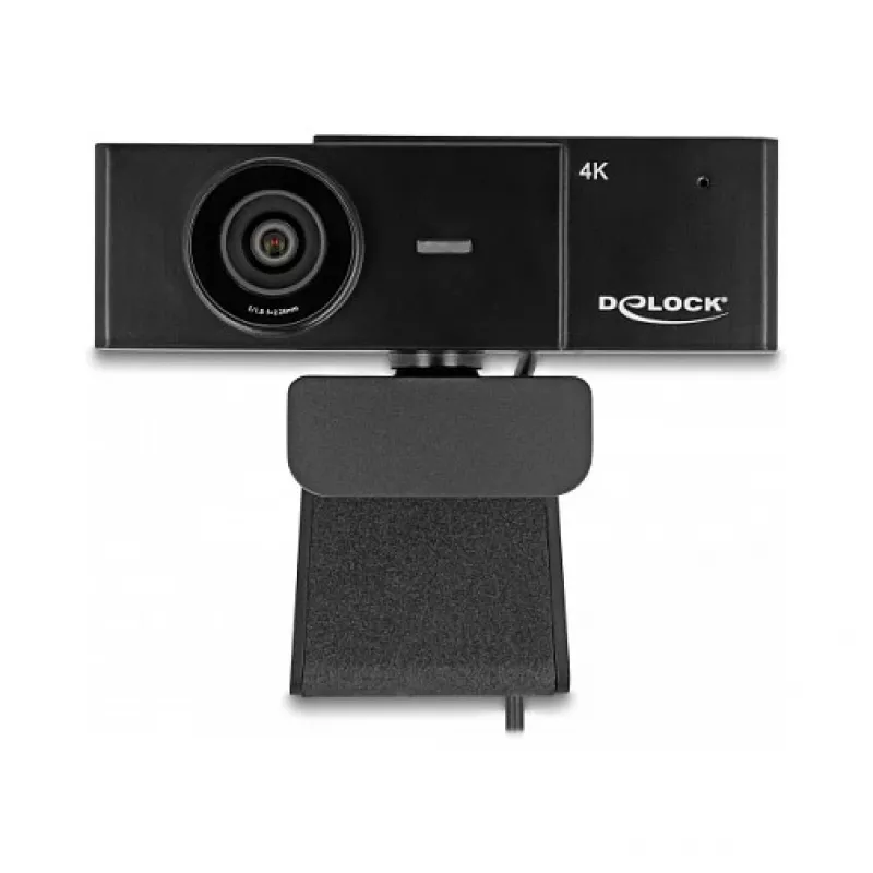 Veebikaamera DeLOCK 96400 8 MP 3840 x 2160 pikslit USB 2.0 Must