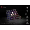 Mehaaniline mänguriklaviatuur SAVIO MustOUT X2 PEACH — 61 klahvi, 60%, QWERTY, RGB LED, hot-swap, USB Type-A/USB-C, eemaldatav kaabel