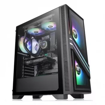 Korp Thermaltake Versa T35 TG RGB Midi Tower Must