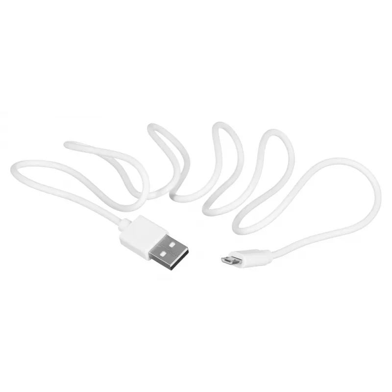 USB-kaabel SAVIO CL-123 USB 2.0, USB A kuni Micro-USB B, 1 m, valge